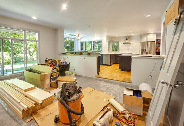 Professional Kitchen Flooring technician working in Cushing, WI